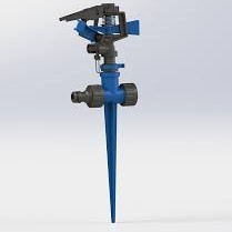 ASPERSOR PLASTICO CON ESTACA EDR